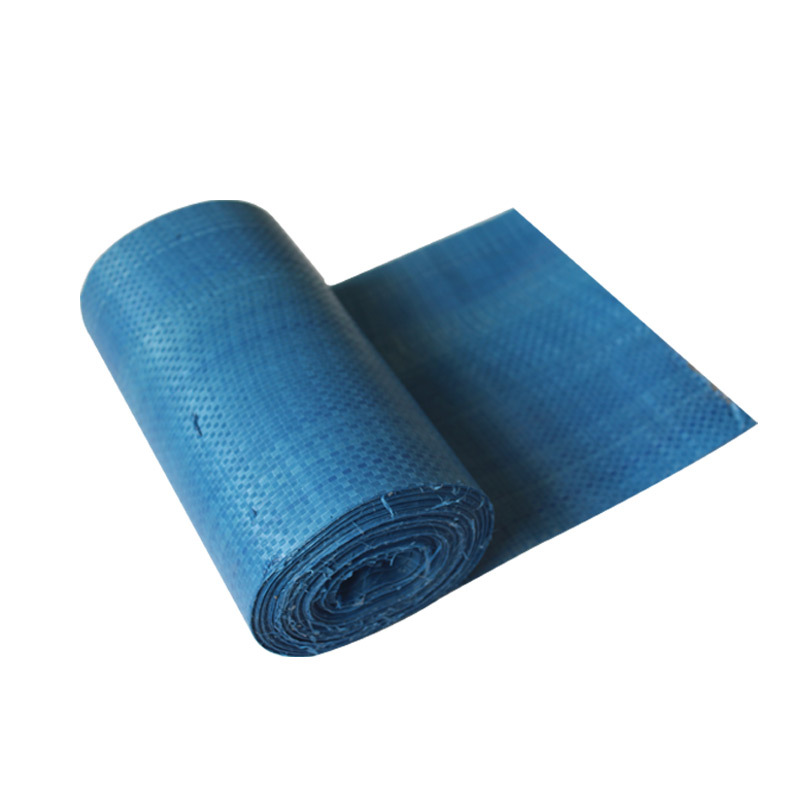 厂家批发编织布卷缠绕塑料包装布现货蓝色塑料钢管钢绳电缆包装布