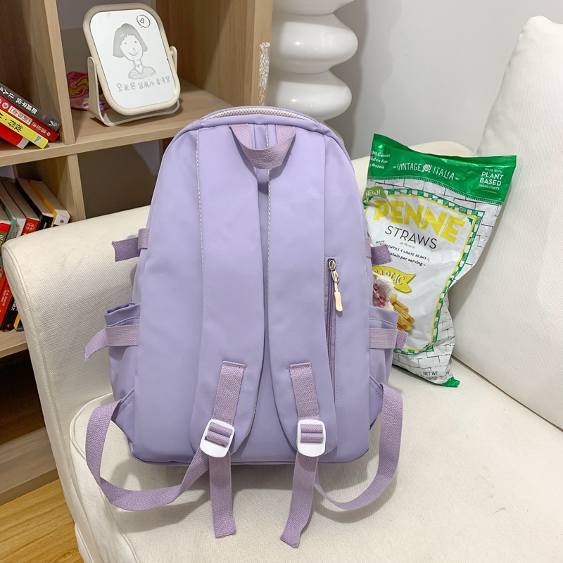 Schoolbag Trendy Women's Bags Backpack Canvas Bag Large Capacity Bag Source Factory One Piece Dropshipping Quantity Discount