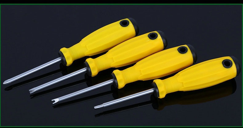 多规格异形螺丝刀 家用维修u型y型螺丝刀 三角内十字螺丝刀批发