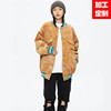 Guangzhou Women's wear corduroy mlb machining Stand collar Thread Jacket coat customized Free of charge Making