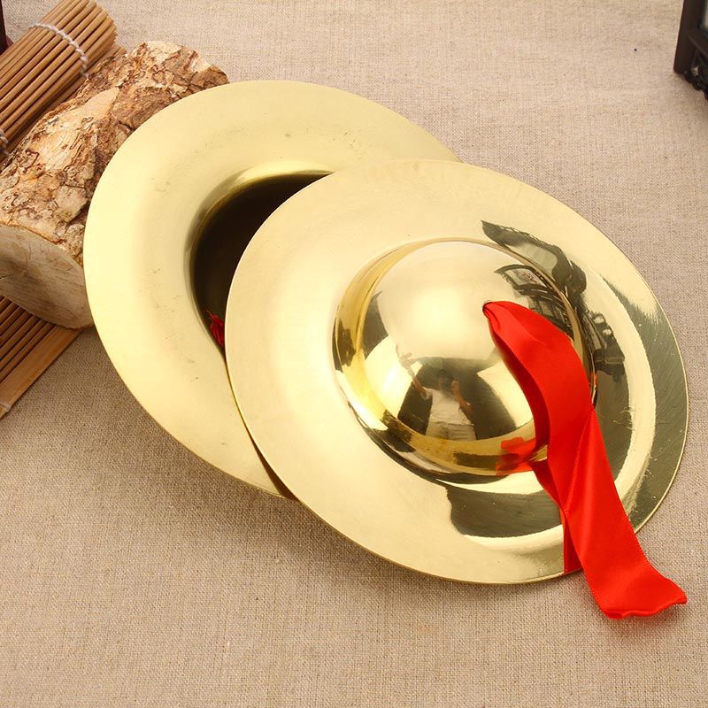 三宝佛具器纯铜铪子引罄合子铜镲乐器引庆铜磬木鱼档子