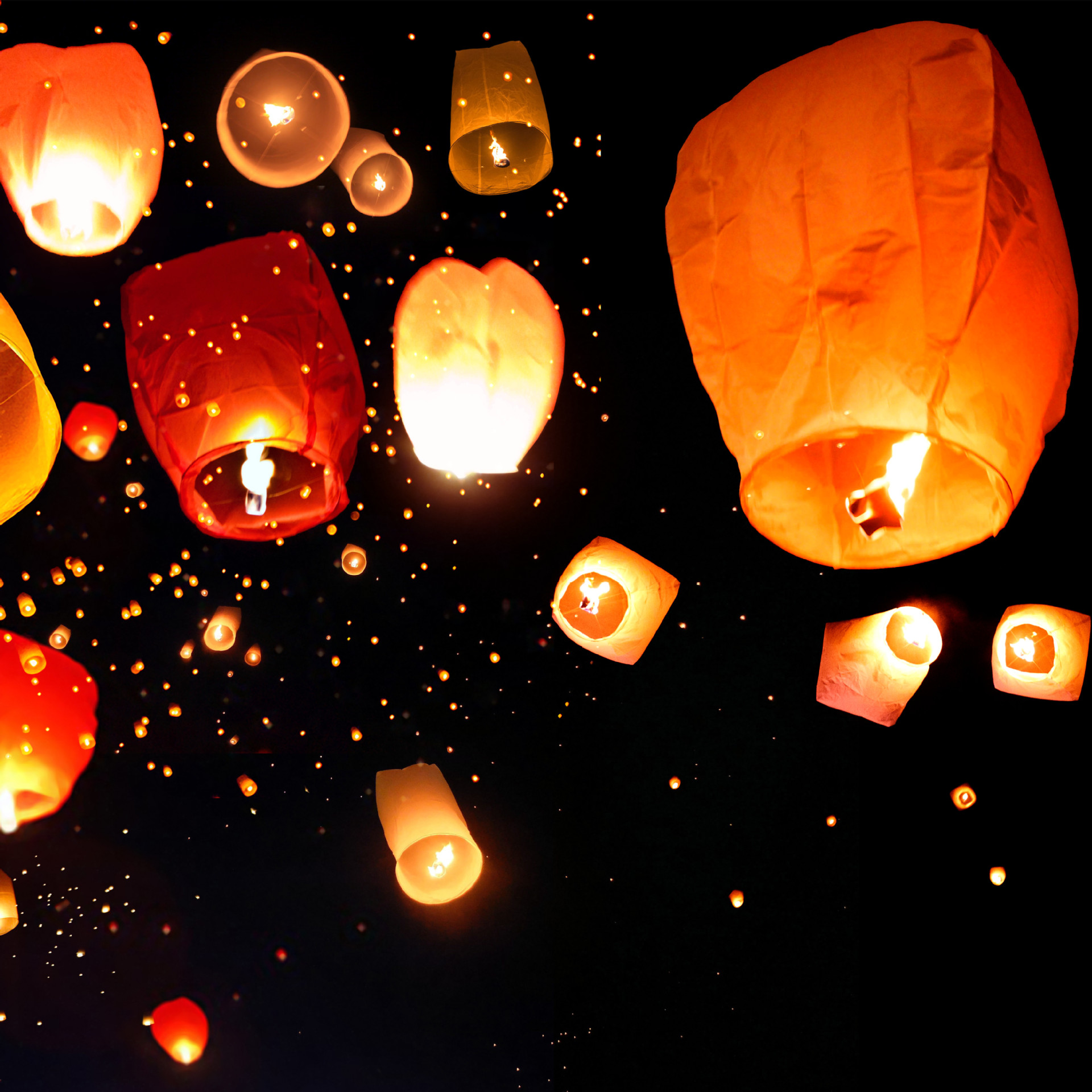 孔明灯最新报价走势分析-中秋节放灯蜡烛水上七彩莲灯水灯-阿里巴巴