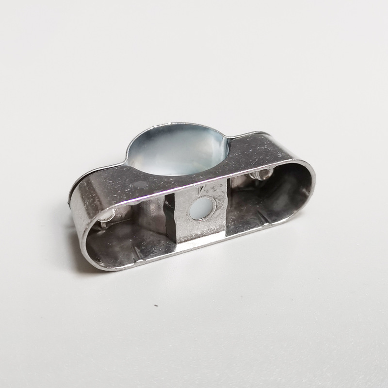 铝合金离墙码离墙卡马鞍卡元宝卡镀锌骑马卡铝制明装管卡20 25 32