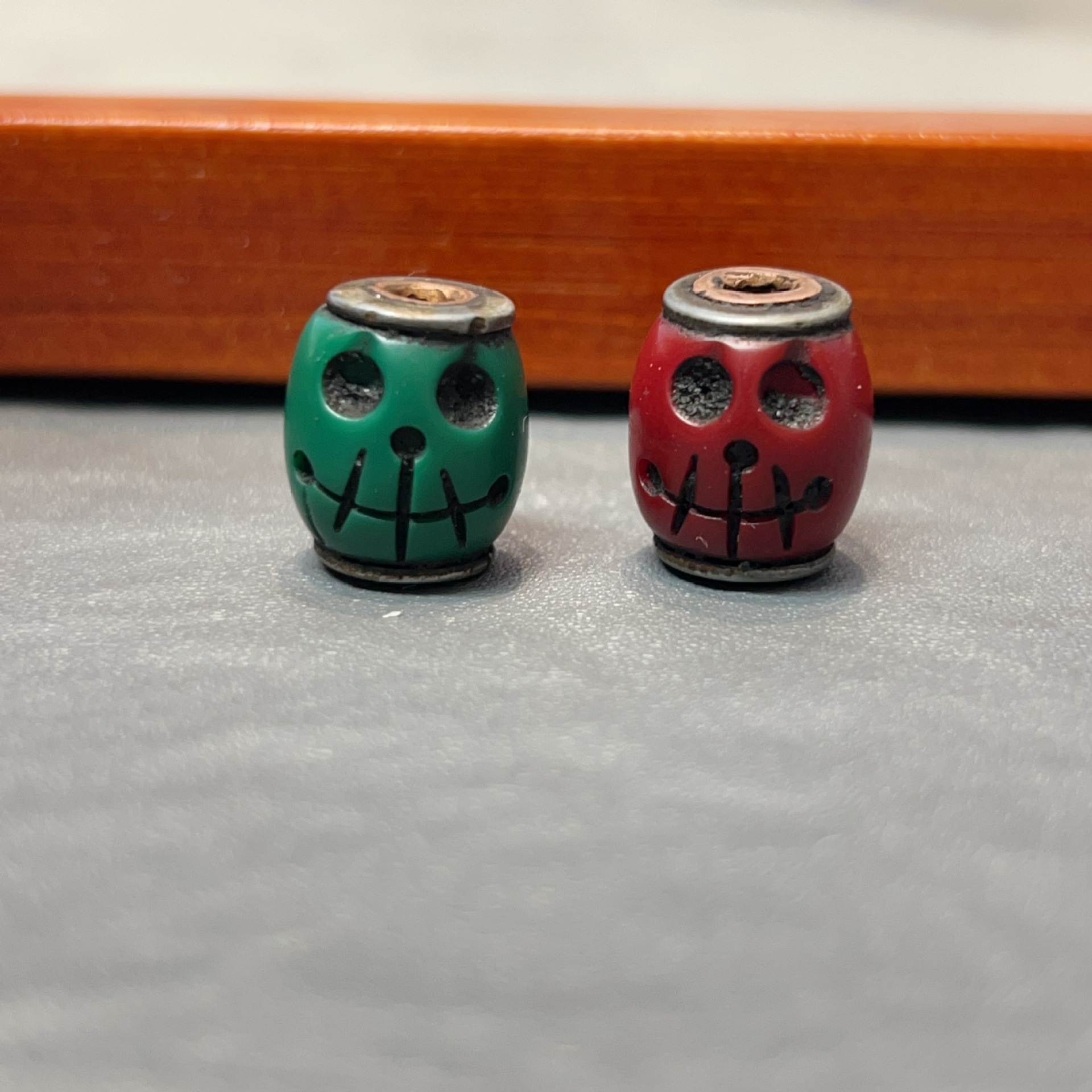 文玩料器制作阿呆镶嵌款文玩配饰配珠散珠腰珠手串手持项链配饰