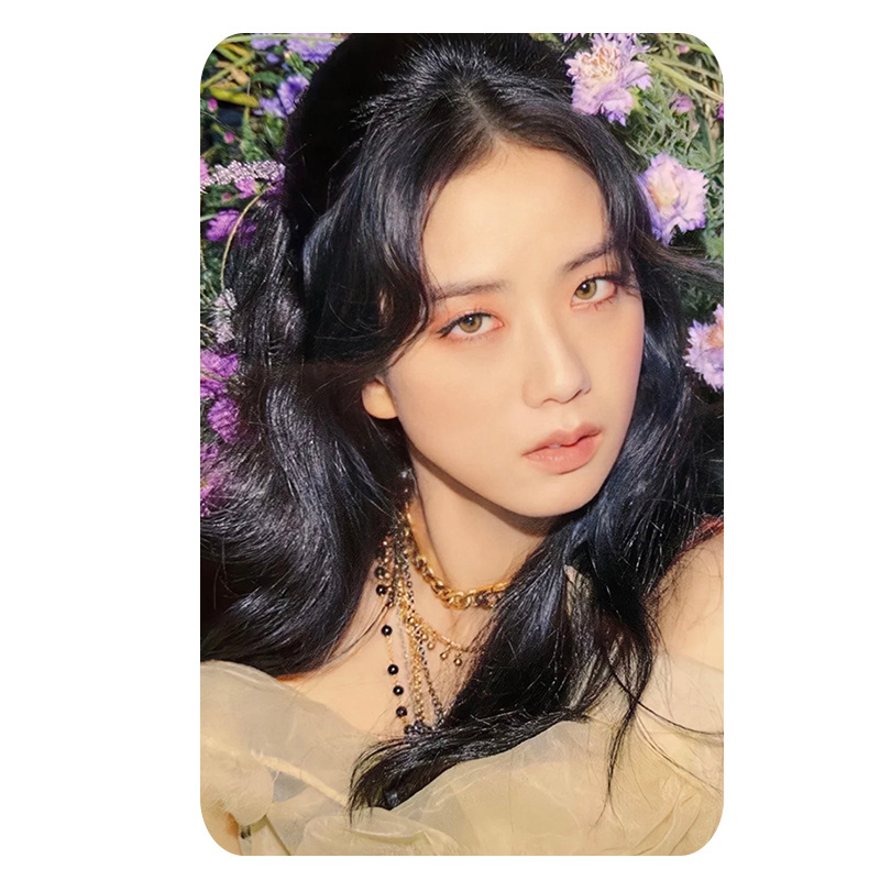 blackpink粉墨花海秀日专同款小卡jisoo智秀rose彩英lisa粉墨自制