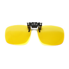 新款偏光夹片太阳镜可上翻超轻墨镜眼镜男女近视开车驾驶夜视墨镜