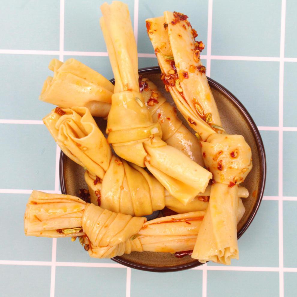 豆结扣豆制品干货豆腐竹结皮干货人造肉多规格炸串麻辣烫火锅烧烤