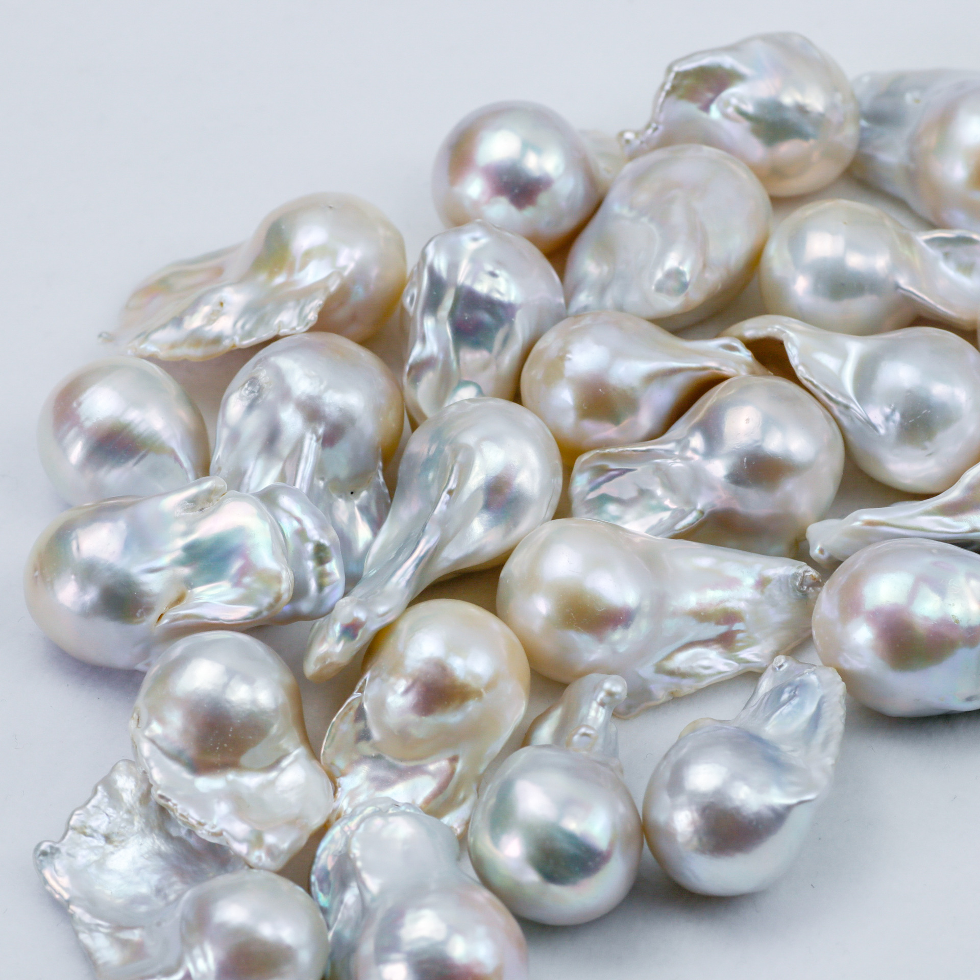 【厂家】异形大颗粒巴洛克淡水珍珠15-20mm散珠 强光 diy直播货源