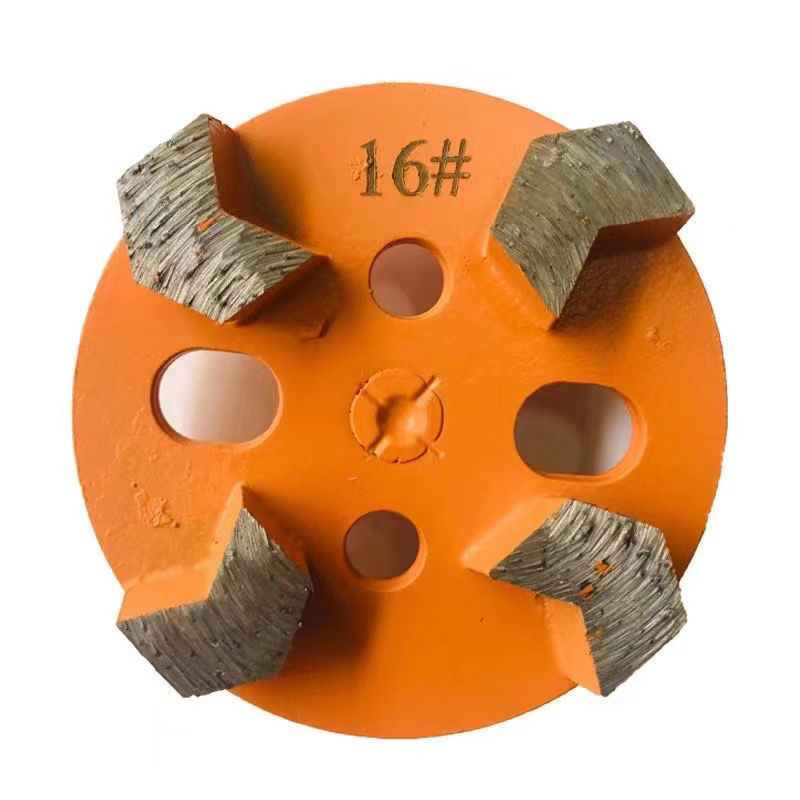 地坪刀头混凝土水磨石水泥固化环氧整平打磨去漆金刚石磨头锋利