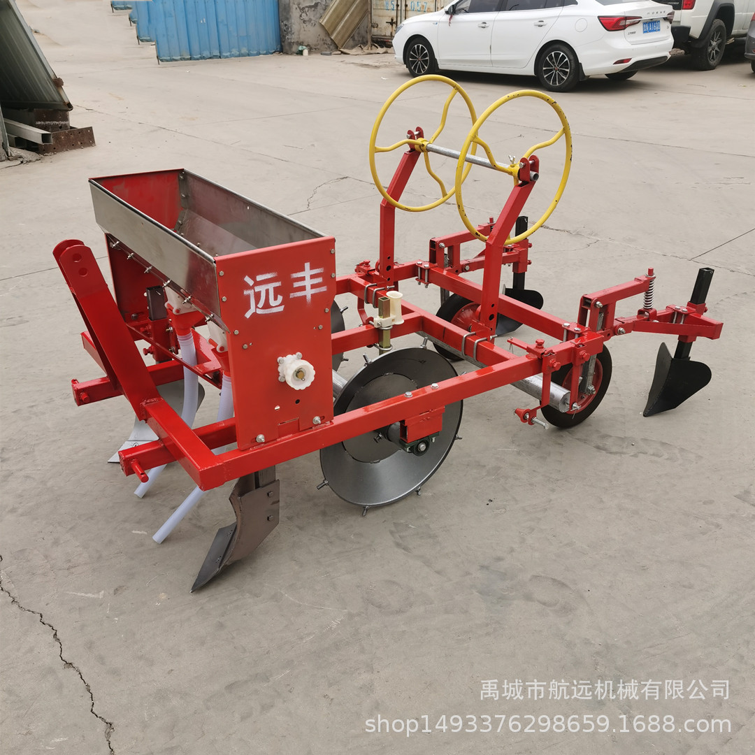 小型单垄起垄施肥覆膜机 垄面30-60cm的红薯辣椒西瓜白菜起垄机