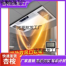 风暖浴霸卫生间多功能排气扇led照明一体五合一三核暖风机