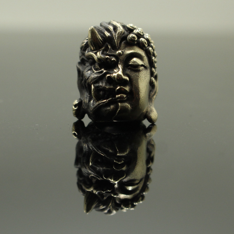 白铜一念之间一念成佛一念成魔 刀坠diy编织挂件玫琳卡饰品厂