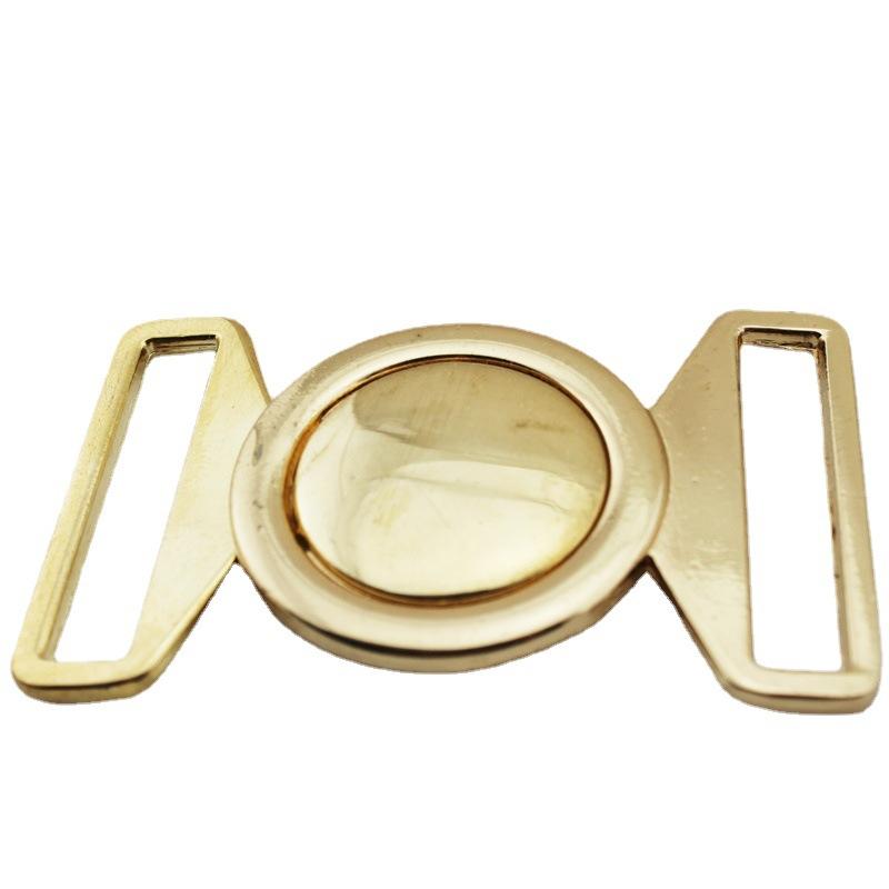 金属插扣圆形对扣装饰扣服装大衣腰带配件女装卡扣圆形暗扣