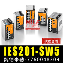 魏德米勒交换机 7760048309 工业以太网交换机 IES201-SW5