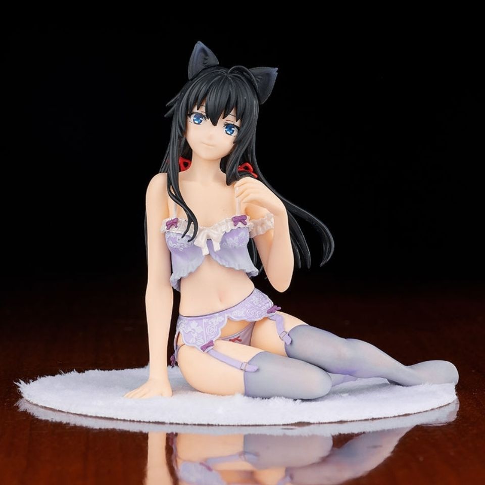 我的青春恋爱物语雪之下睡衣猫耳雪乃手办美少女机箱车载摆件礼物