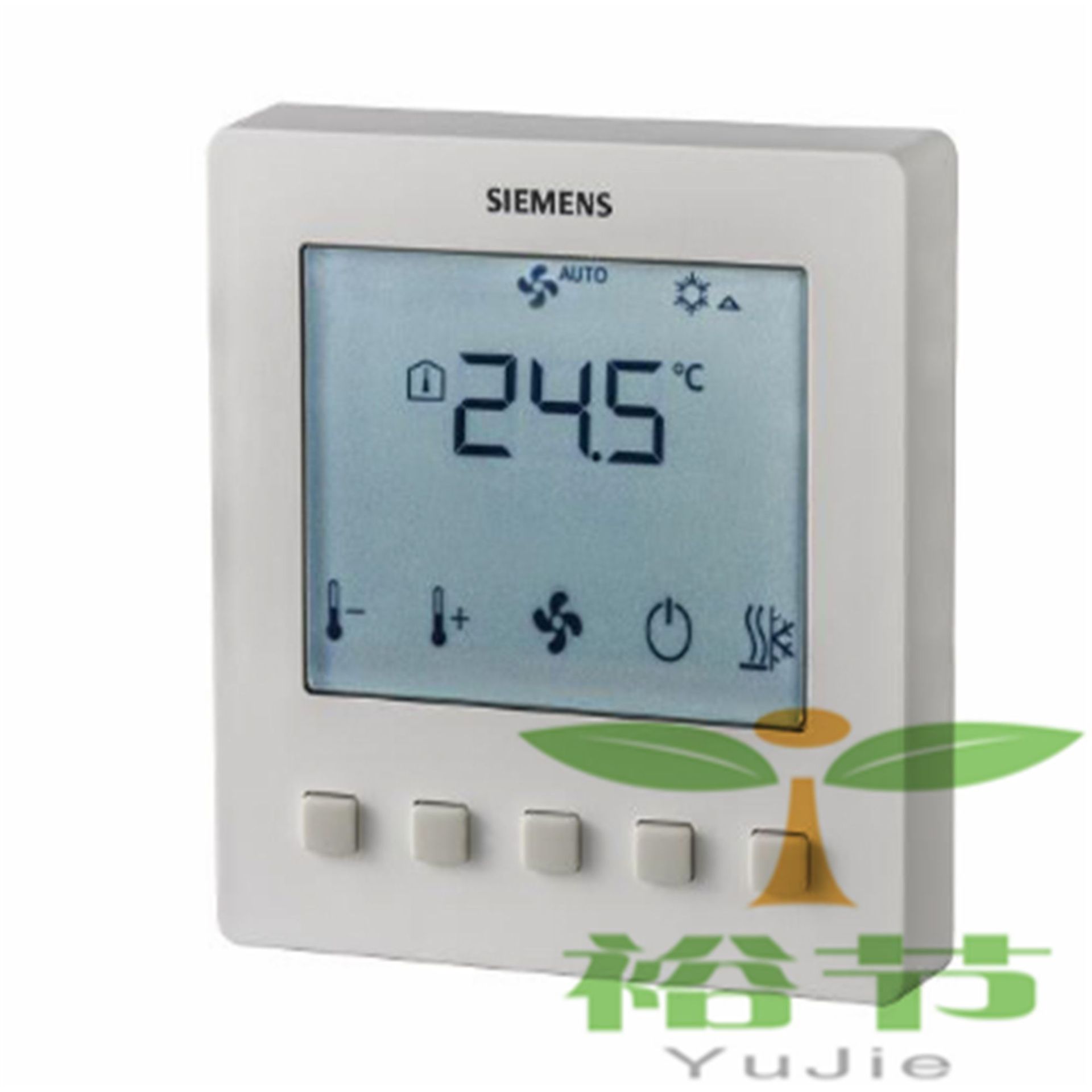 西门子 空调面板 四管制温控器 适合86盒安装 rdf530 冷暖开关