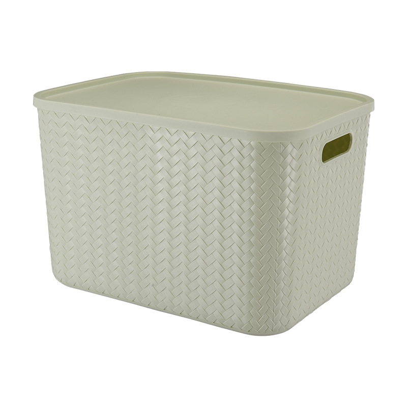 Free Shipping Plastic Toy Storage Box with Lid Desktop Sundries Storage Basket Clothing Moving Large Underwear Storage Box