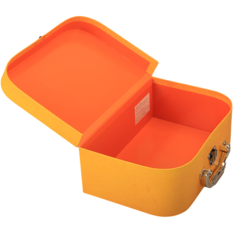 外贸车线纸制手提箱定做新款玩具包装盒高档精美翻盖礼物盒定制