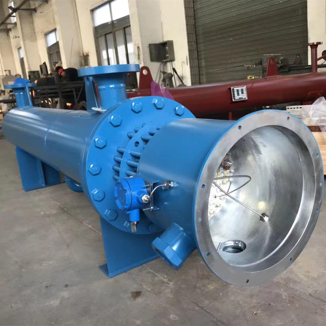 庄昊供应不锈钢导热油加热器非标防爆管道电热器工业反应釜加热器