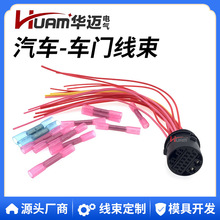 HUAM/HM 19针汽车车门线束113158679自动门复合插头线束连接器