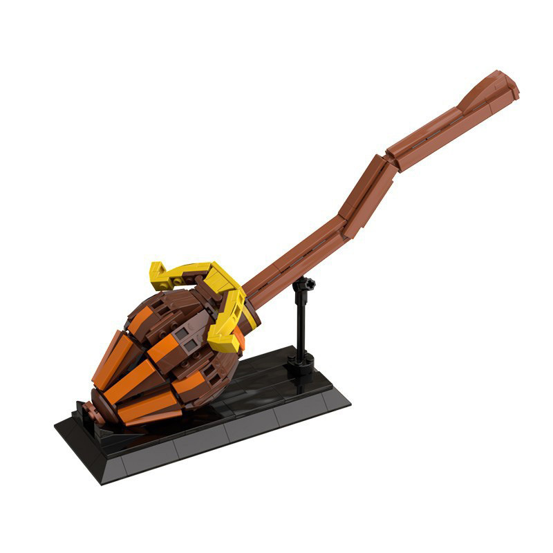 moc中国国产光轮2000哈利波特飞天扫帚拼装模型兼容乐高玩具摆件