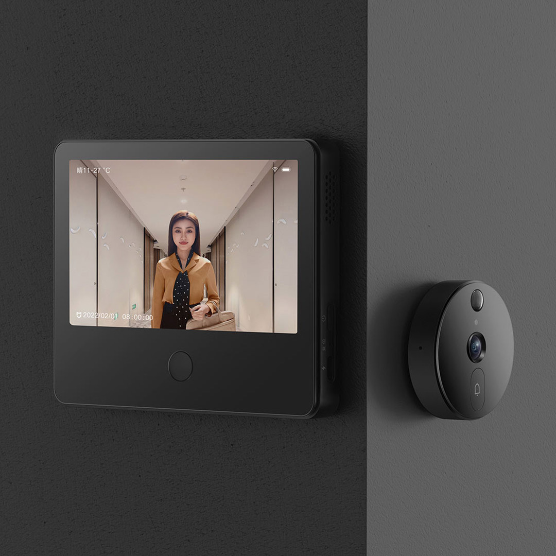 Applicable to MIJIA Smart Cat's Eye 1S Xiaomi Visual Doorbell Home Digital Door Viewer Smart Doorbell with Camera