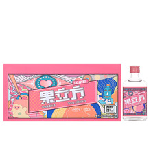 江小白蜜桃味果立方23度168ml*24瓶低度水果酒高粱酒高颜值少女心