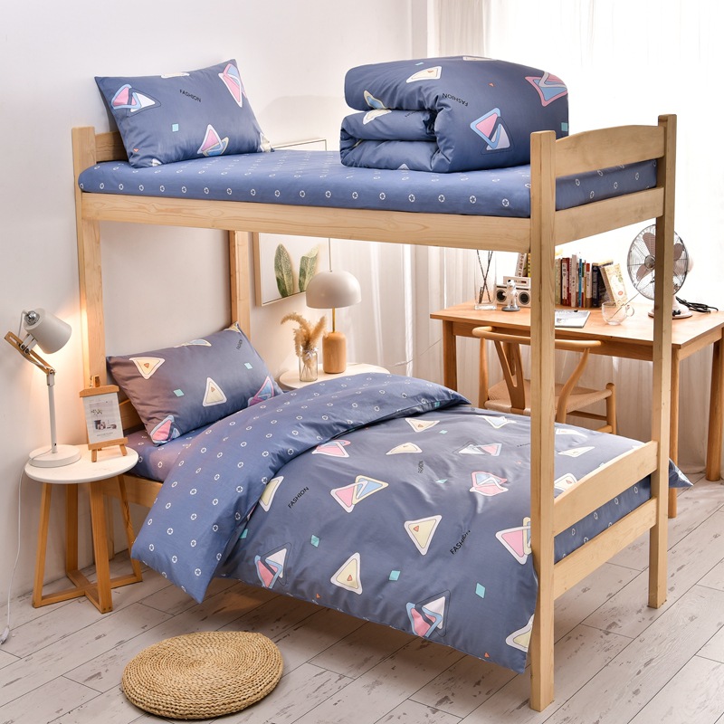 Cotton Student Dormitory Three-Piece Set Cotton Bedding Six-Piece Quilt Set