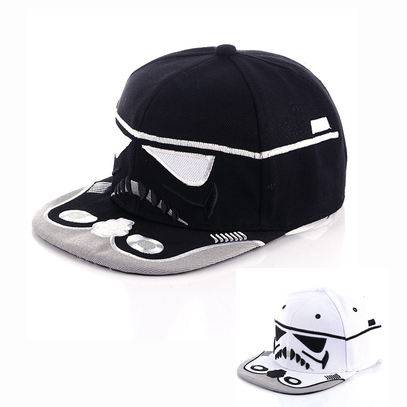 Cross-Border Trooper Star Wars Cavalry Flat-Brimmed Cap Snapback Embroidered Baseball Cap Demon Peaked Cap