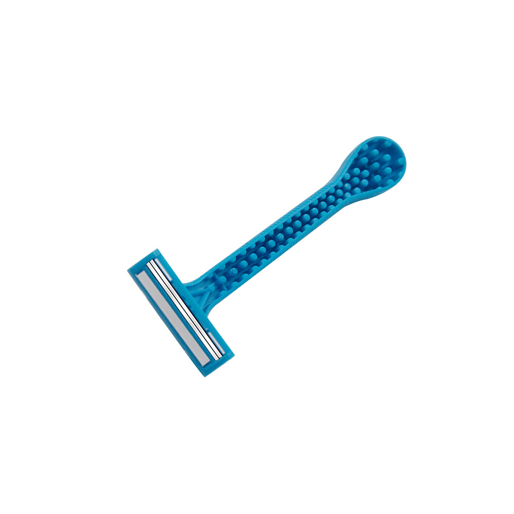 外贸新款 一次性女士两层不锈钢刀片手动剃须刀 酒店一次性剃须刀