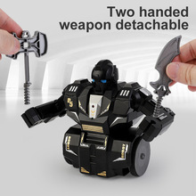 跨境2.4G对战机器人拳击机器人双人竞技搏击对战智能战警儿童玩具