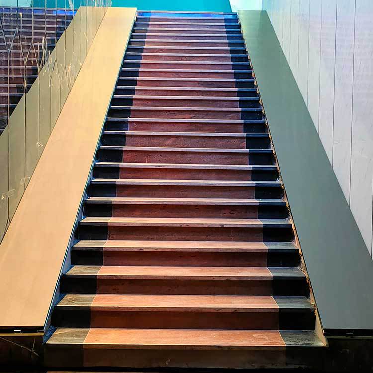 室内全彩led阶梯踢面踏面互动显示屏 深圳楼梯led地砖屏厂家