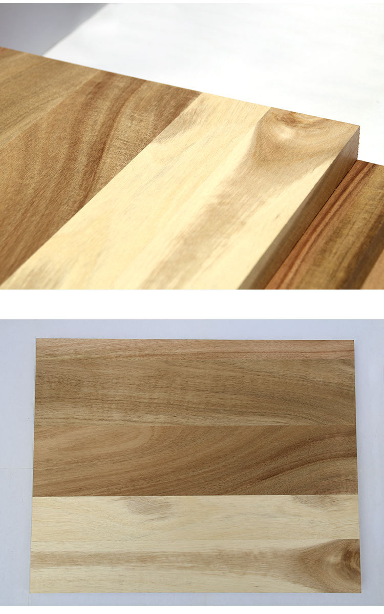 小叶相思木立拼直拼板15mm工厂直供托盘菜板厨房工艺品马占木板材
