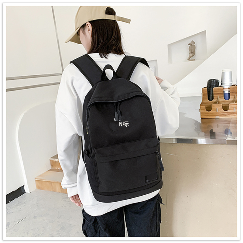 Fashionable Student Schoolbag Simple Fashion Backpack Large Capacity Computer Backpack Men and Women Outdoor Travel Backpack