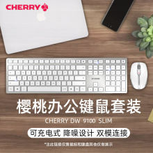 Cherry樱桃DW9100商务办公DW9000键鼠套装鼠键蓝牙无线双模可充电