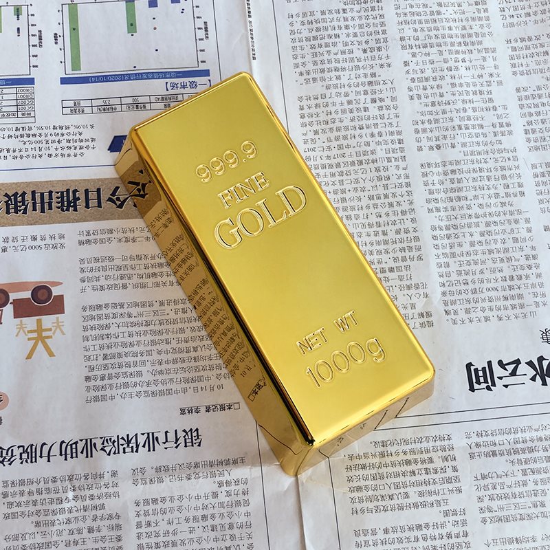 迪贸创意门挡 门阻 门塞广告活动道具用品大号金砖 假金块 黄金条