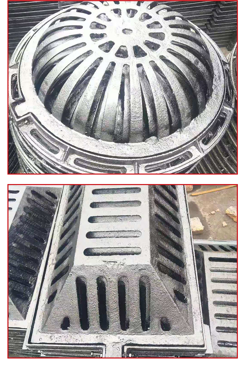 支持加工定制货源充足球墨铸铁溢流井城市用溢水篦子排水溢流井