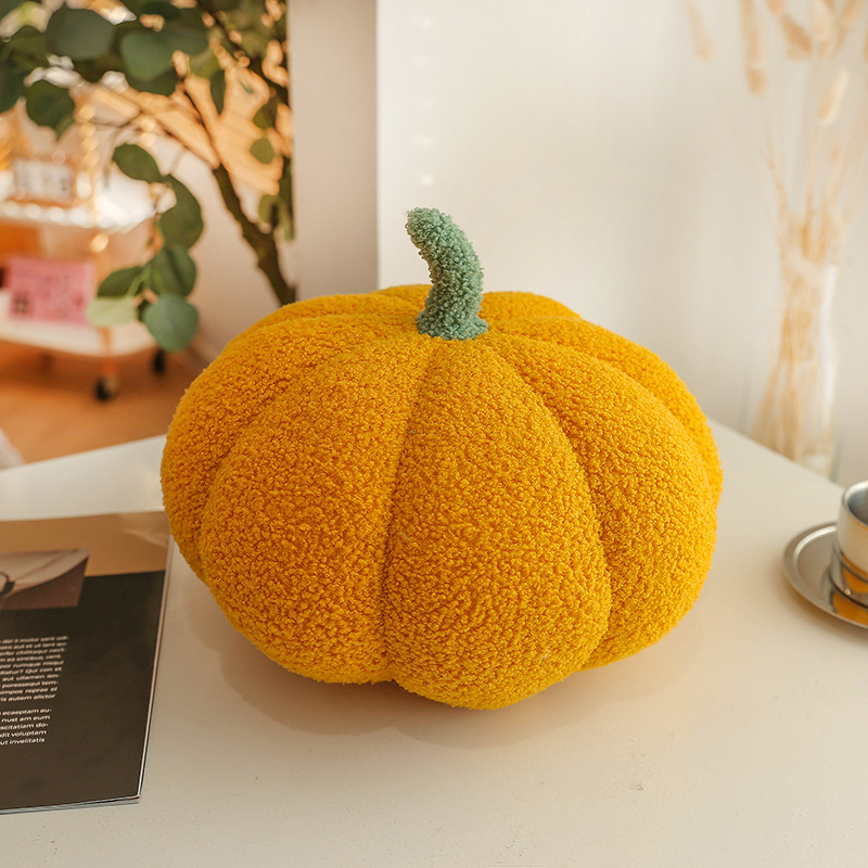 Cross-Border in Stock Wholesale Cute Pumpkin Plush Doll Vegetable Fruit Doll Children's Toy Prize Claw Doll