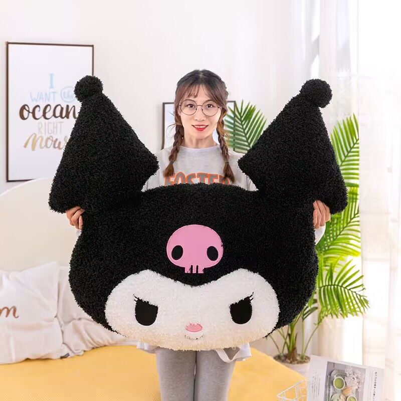 Cross-Border Clow M Melody Pillow Doll Bedside and Sofa Cushion Little Devil Pillow Large Plush Toy Baby
