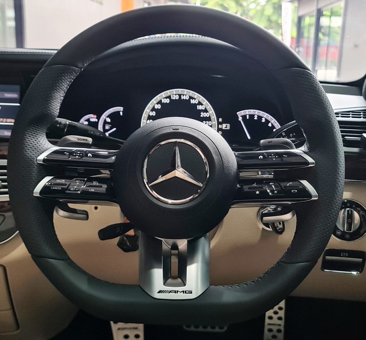 适用奔驰s级方向盘改装 s350桃木方向盘总成w221s300s400s500s600