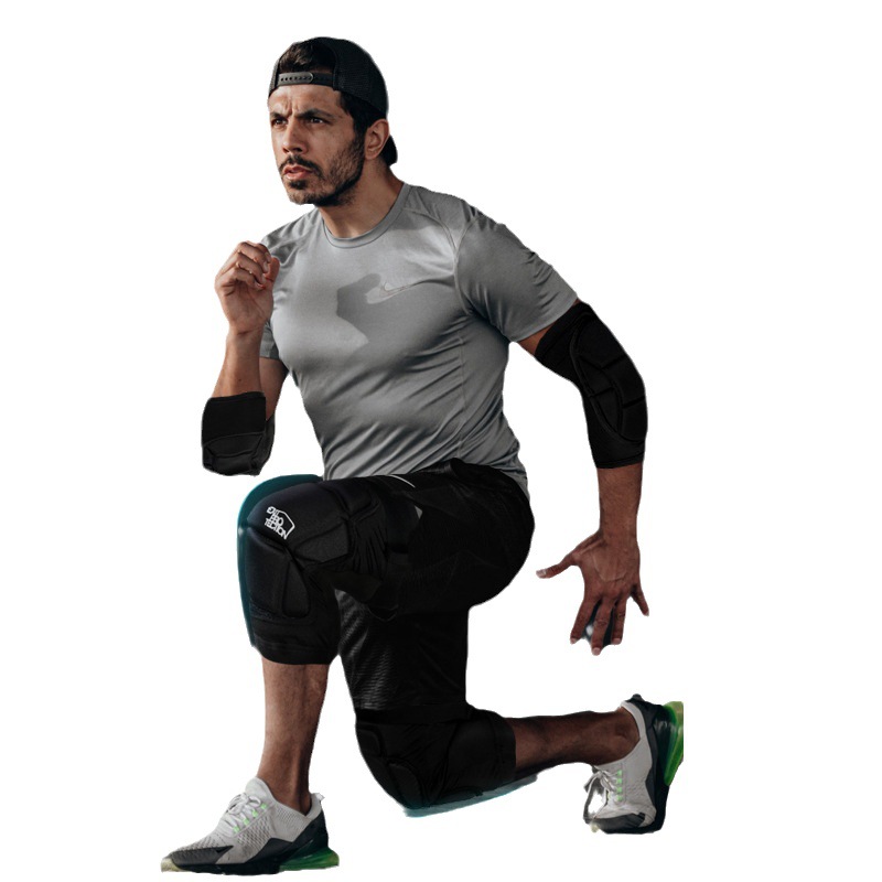 战术护膝套装护肘户外健身跑步篮球运动护具薄款深蹲健身膝盖护具