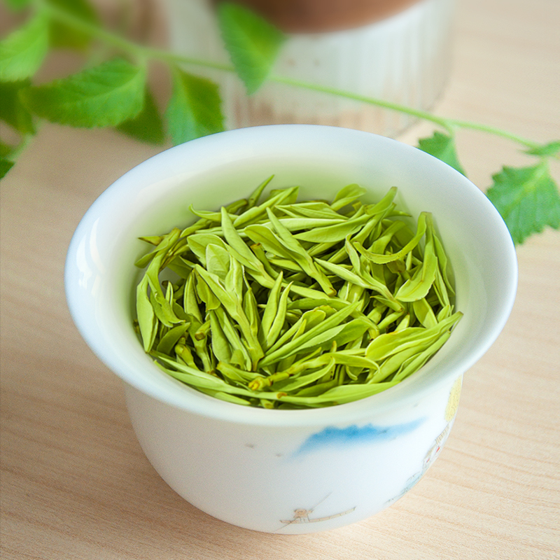 绿茶毛峰2024新茶小包装明前毛峰礼盒茶叶送人送礼送长辈礼盒790