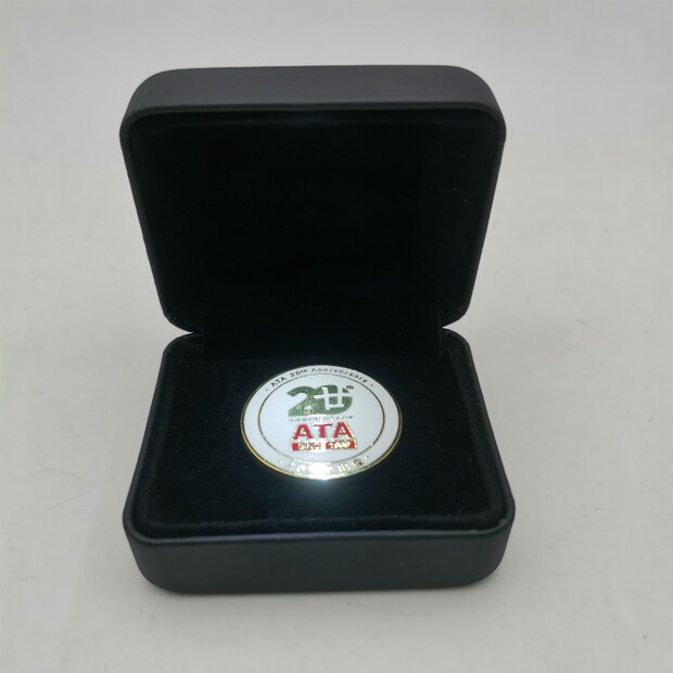 纪念章徽章礼盒定制绒布礼盒勋章盒金币盒金币包装盒