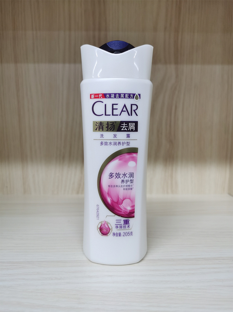 清扬去屑洗发水205克多效水润养护型洗发露特惠装