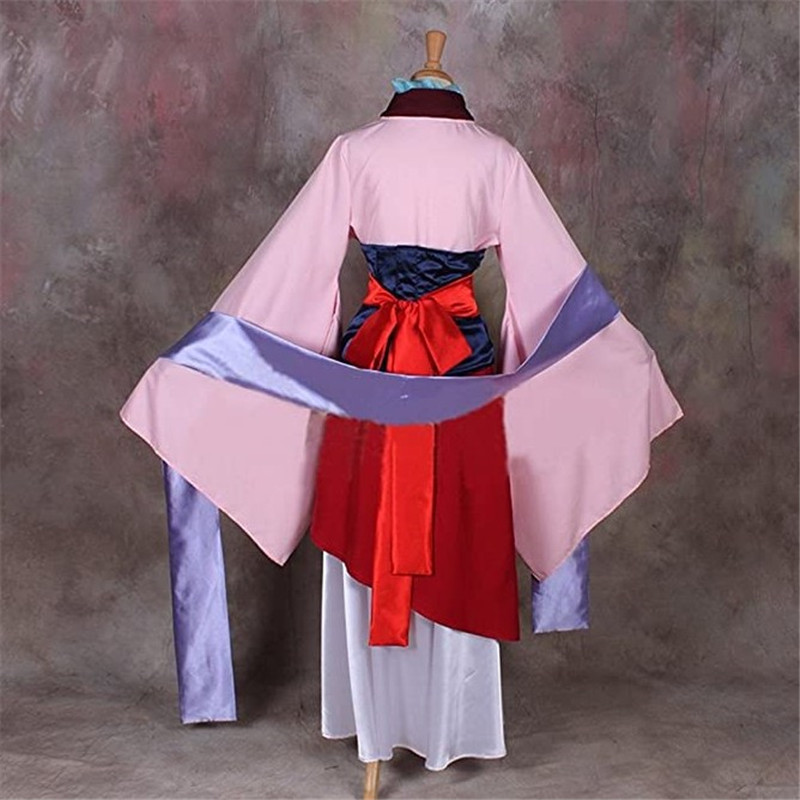 万圣节爆款女装花木兰服饰儿童舞蹈演出服cosplay服装连衣裙女秋