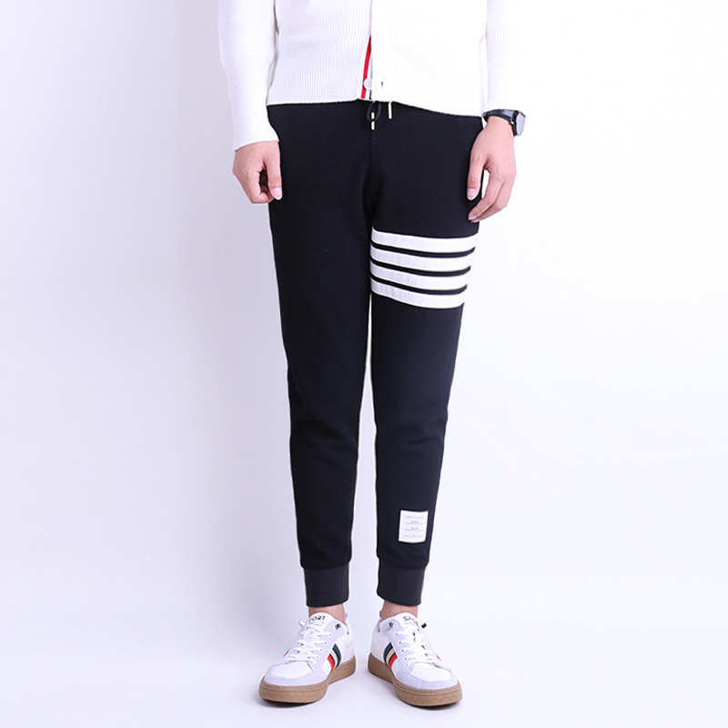 tb卫裤原版针织棉质卫裤男女情侣款卫裤秋冬款卫裤批发潮牌束脚