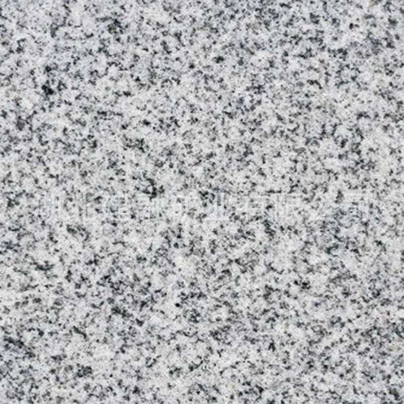 湖北白麻 芝麻白花岗岩g603芝麻白小花荔枝面 30厚火烧面地铺干挂