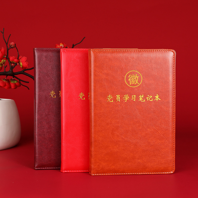 2024 New A5 Loose-Leaf Party Member Learning Notebook Customized Party Committee Central Group Party Branch Meeting Notebook