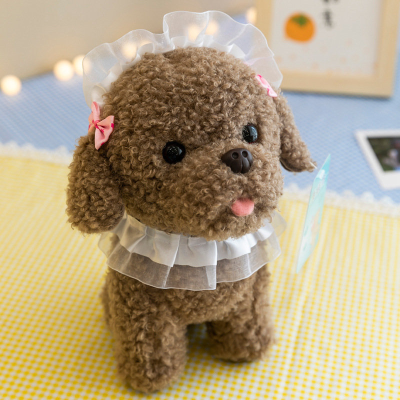 Simulation Cute Internet Celebrity Teddy Dog Plush Toy Husky Doll Doll Puppet Female Birthday Decoration Wholesale