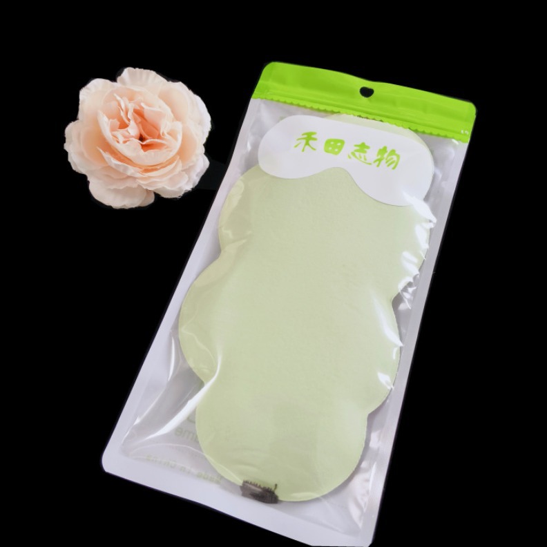 Customized Eye Pad Shading Eye Mask Plastic Packaging Bag Three-Side Seal Transparent Ice Sleeve Socks Zipper Ziplock Bag